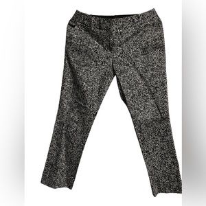 The Limited Drew Fit slim ankle cropped pants -Black & White